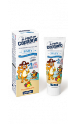 BABY CAPTAIN TUTTIFRUITTI - dětská zubní pasta s ovocnou příchutí 3+ 75 ml